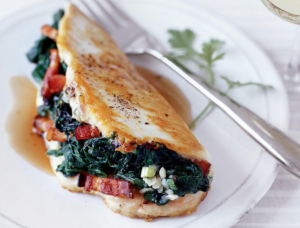 chicken stuffed with spinach